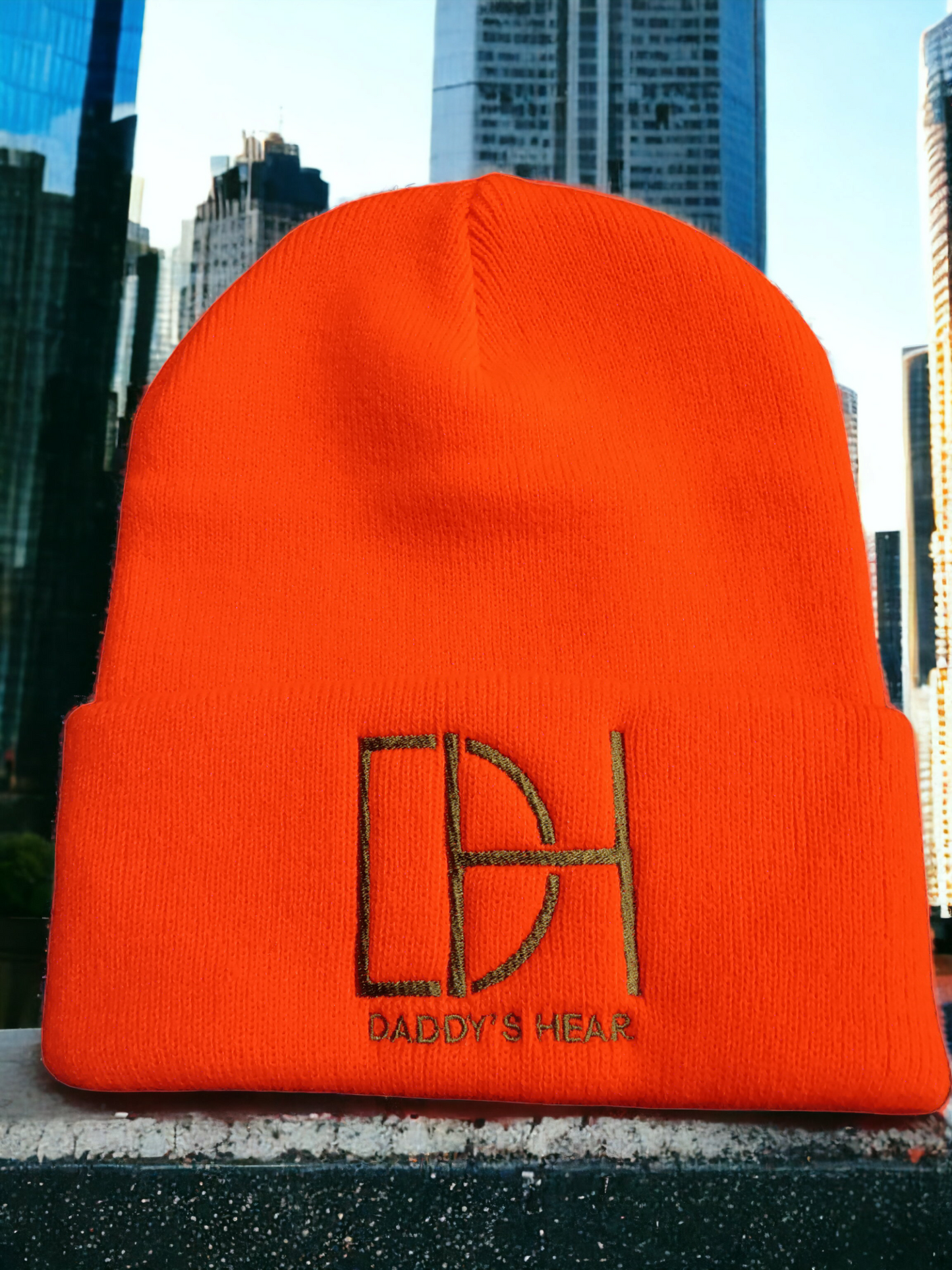 Daddy's Hear Official Miami Orange Skullies