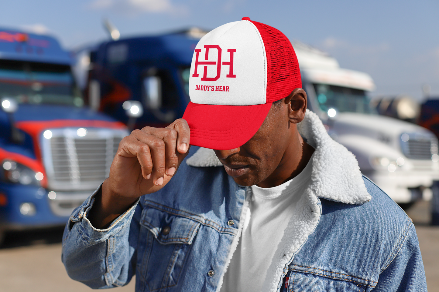 Daddy's Hear Logo Snapback Trucker Hat
